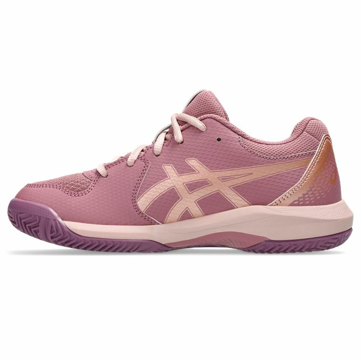 Adult's Padel Trainers Asics Gel-Dedicate 8 Padel Gs Purple Pink